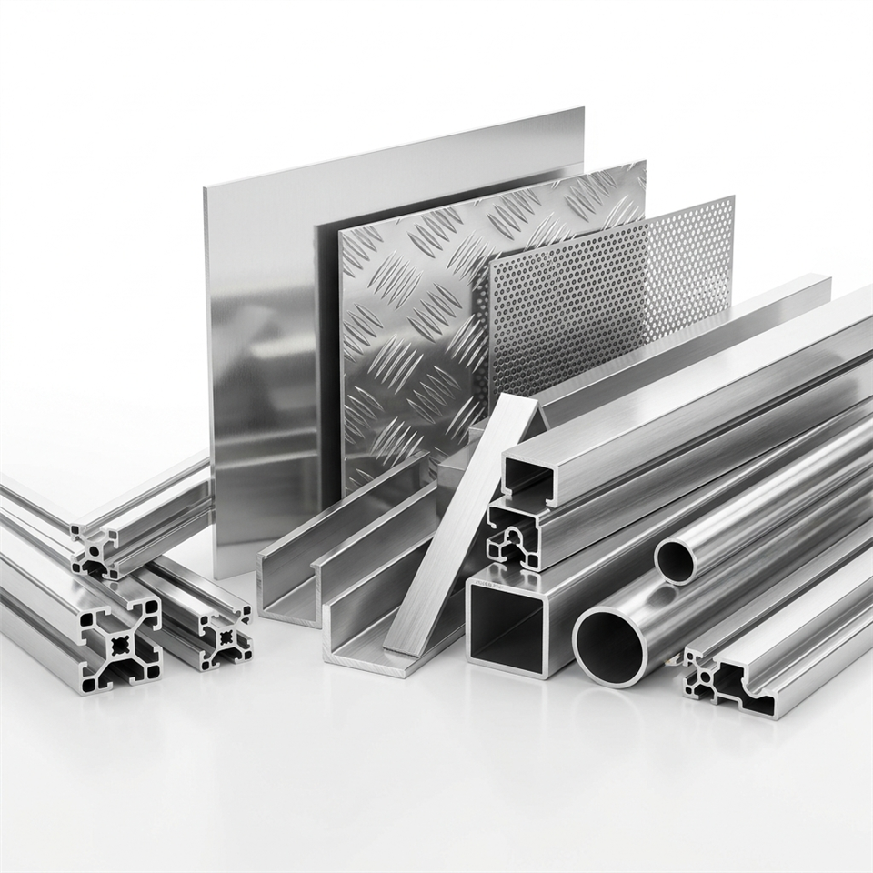 Performance ya likolo-Performance 6061 Profil ya extrusion structurelle ya alliage ya aluminium